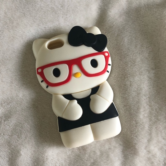 Hello Kitty Other - Hello Kitty 3D Silicone iPhone 5S Case